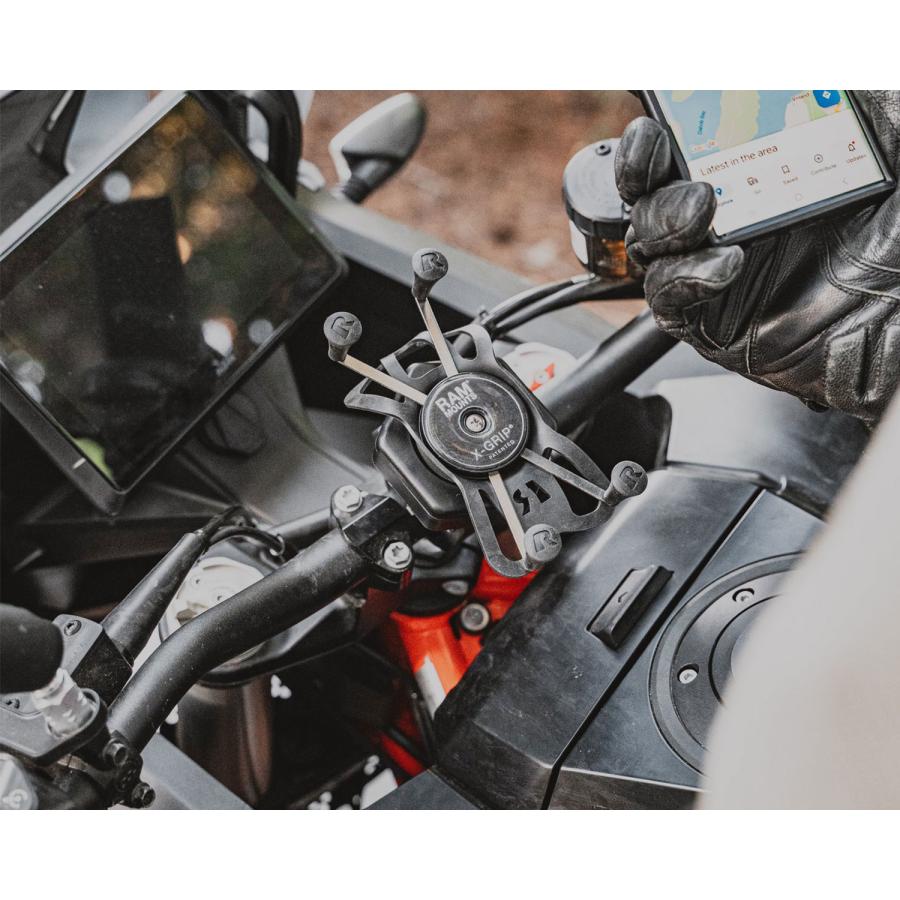 ＲＡＭ　ＭＯＵＮＴＳ　防振Ｘグリップ　スマホホルダー　Ｍ | Harley Davidson | 05