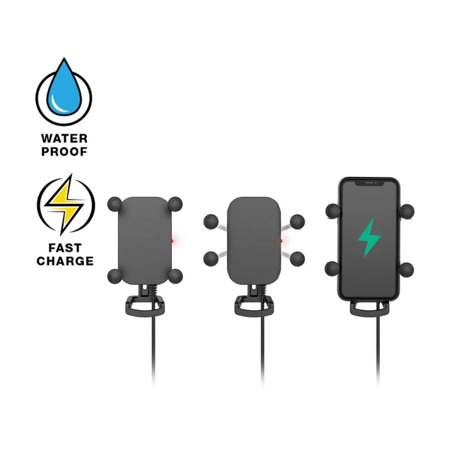 ＲＡＭ　ＭＯＵＮＴＳ　防水ワイヤレス充電Ｘグリップ　スマホホルダー | Harley Davidson | 03