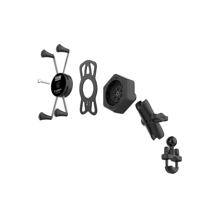 ＲＡＭ　ＭＯＵＮＴＳ　防振ＸグリップＭ＆Ｕ字クランプ　ホルダーセット | Harley Davidson | 03