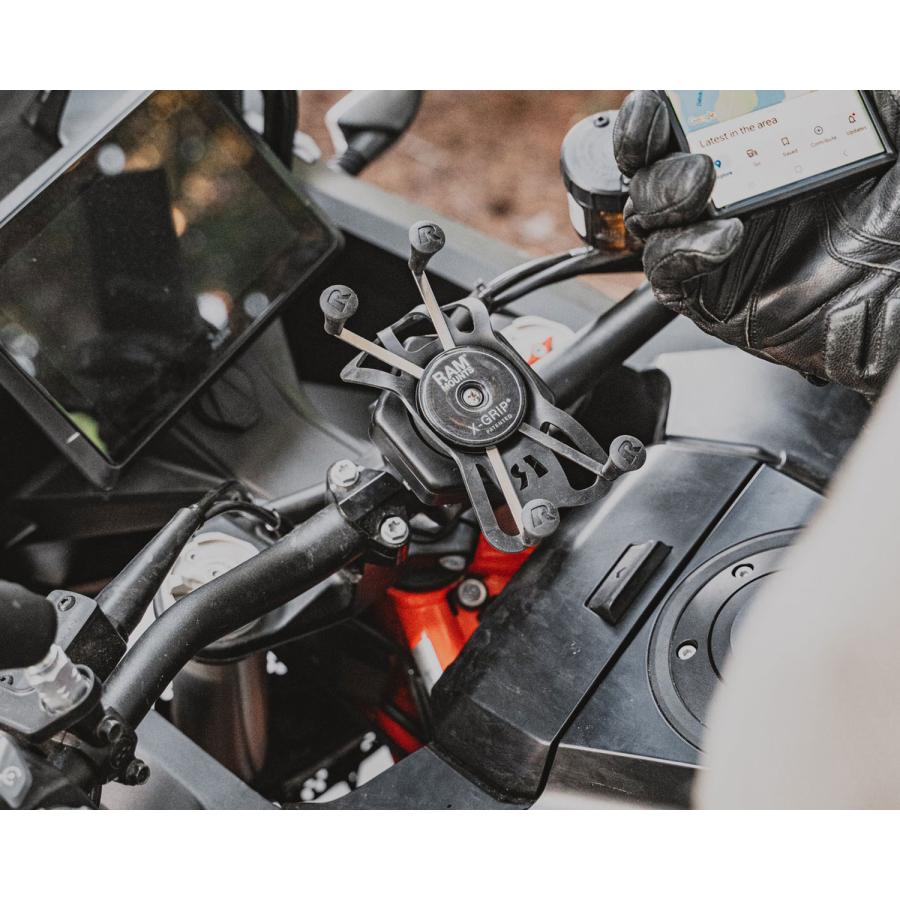 ＲＡＭ　ＭＯＵＮＴＳ　防振ＸグリップＭ＆Ｕ字クランプ　ホルダーセット | Harley Davidson | 04