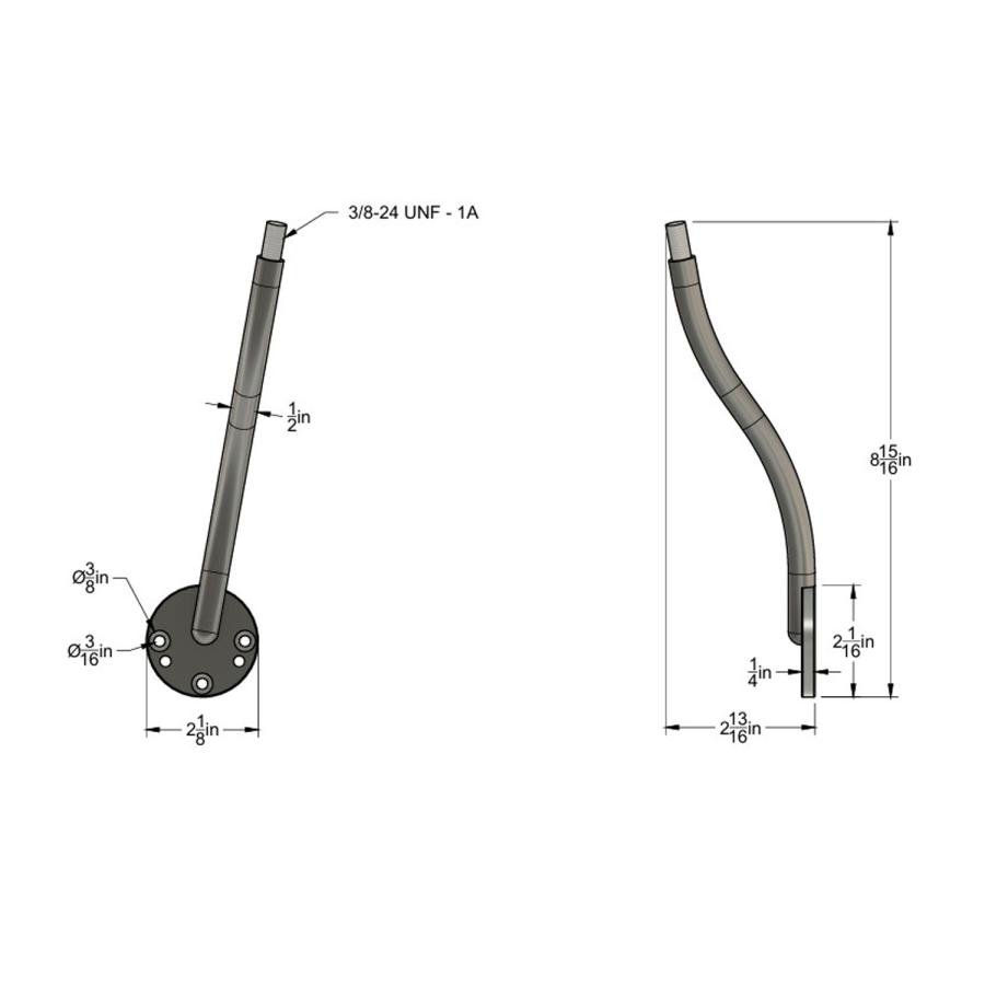 PrismSupply　ジョッキシフター　ステンレスロング Harley Davidson（ハーレー・ダビッドソン） Prism Supply