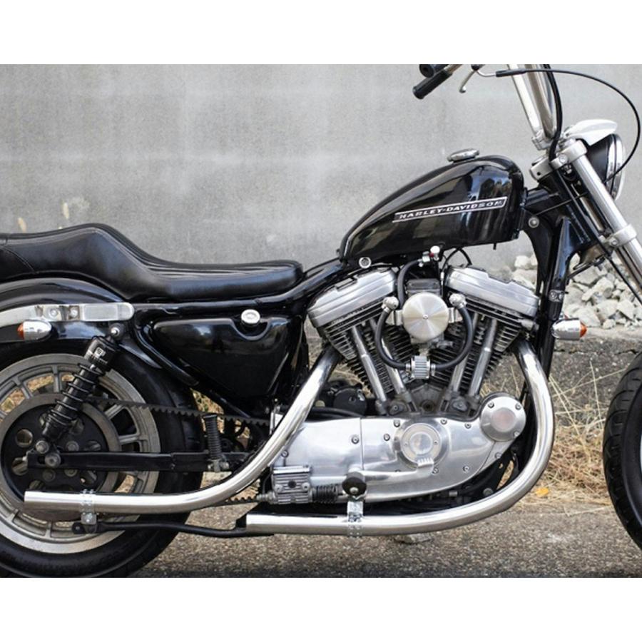 Harley Davidson オールドスタイル手曲げマフラー 86