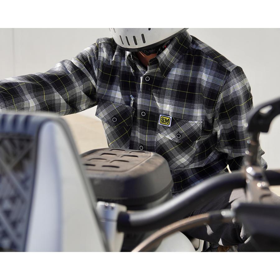 スピードマーチャント オリジナルフランネルシャツ L バイク