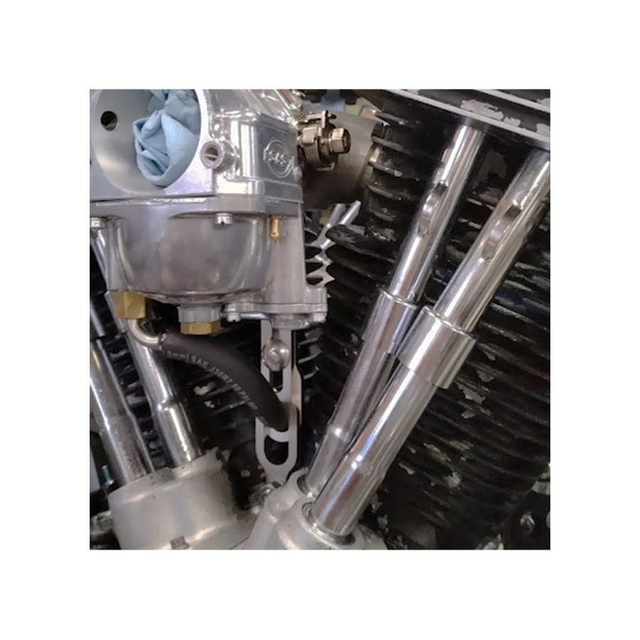 Ｒ＆Ｕ　アジャスタブルキャブステー　ホース逃げ付き | Harley Davidson | 02