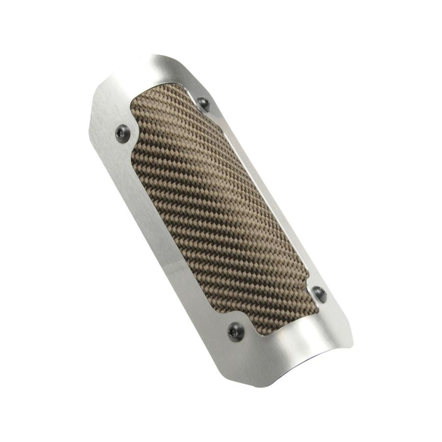 ＤＥＩ　フレキシブル　トリム付ヒートシールド　４”ｘ８”　チタニウム | Harley Davidson