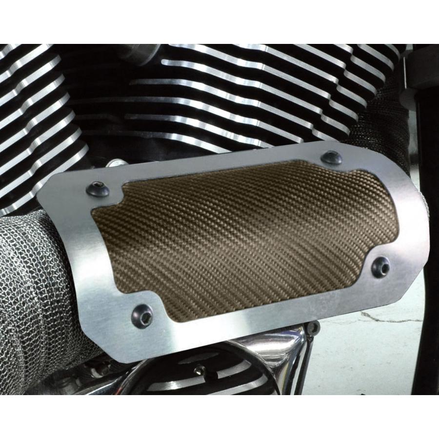 ＤＥＩ　フレキシブル　トリム付ヒートシールド　４”ｘ８”　チタニウム | Harley Davidson | 02
