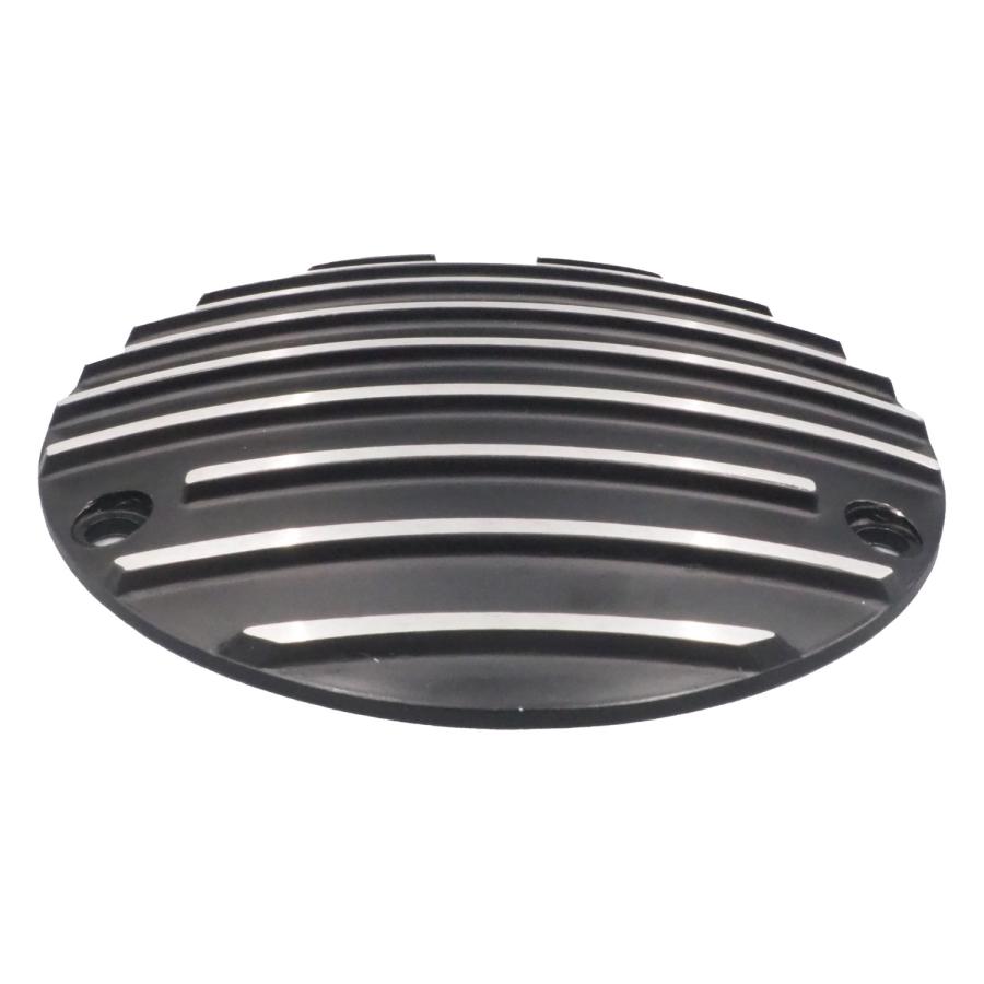 Harley Davidson フィンタイプダービーカバー コントラスト 3穴