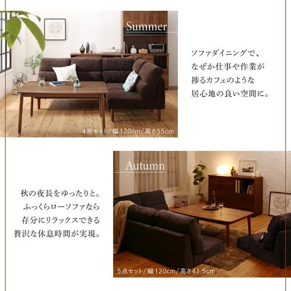 ソファー こたつ用ソファ ローソファ コーナー おしゃれ 高さ調節 