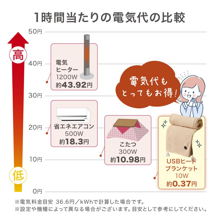 どこでも ぽかぽか】 USBブランケット ひざ掛け 着る電気毛布 ヒーター