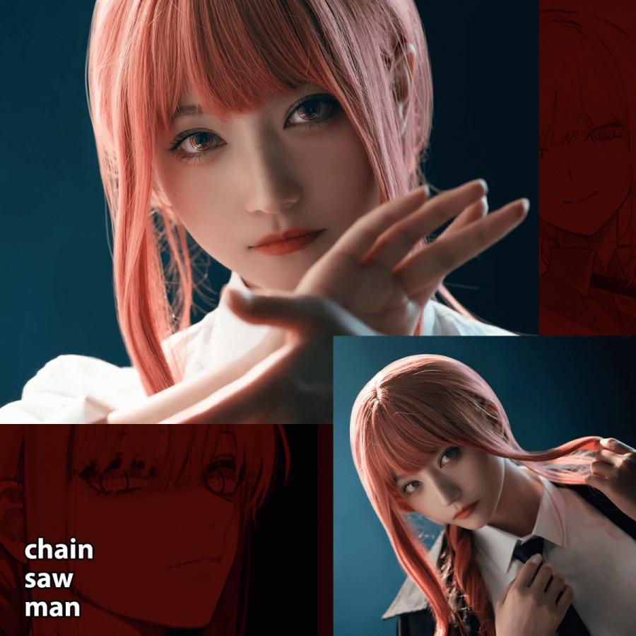 チェンソーマン マキマ コスプレ 衣装 ウィッグ付き ハロウイン