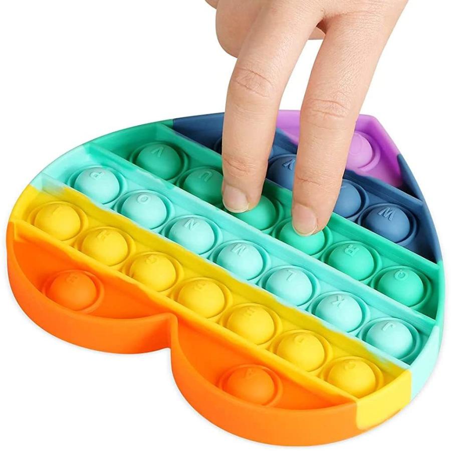 プッシュポップ ストレス解消 グッズ カラフル イルカ プッシュ ポップ