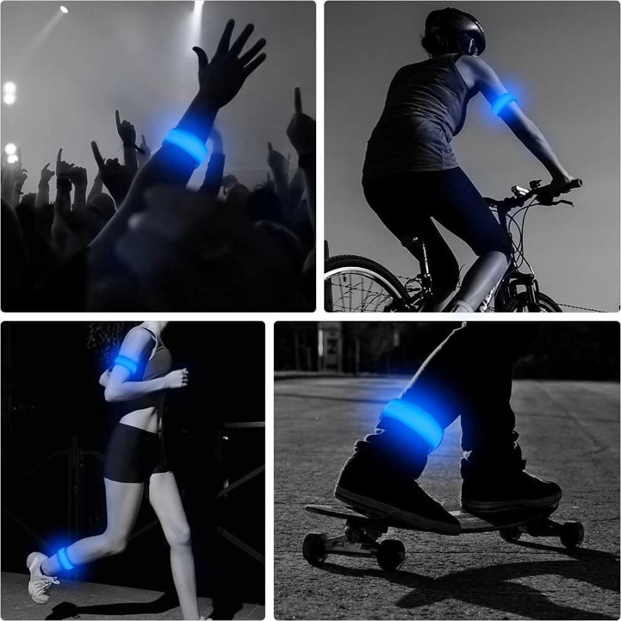 光るアームバンド LED アーム バンド 2個セット LEDバンド