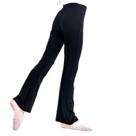 バレエ 新体操 ダンス 練習着 パンツ レギンス ブラック 黒 110/120