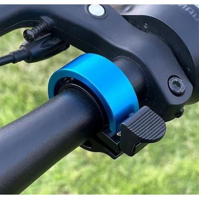 自転車ベル ミニ アルミ 合金 バイクベル ハンドルバー ブルー 自転車 ベル サイクルベル サイクリングベル アルミ マウンテンバイク