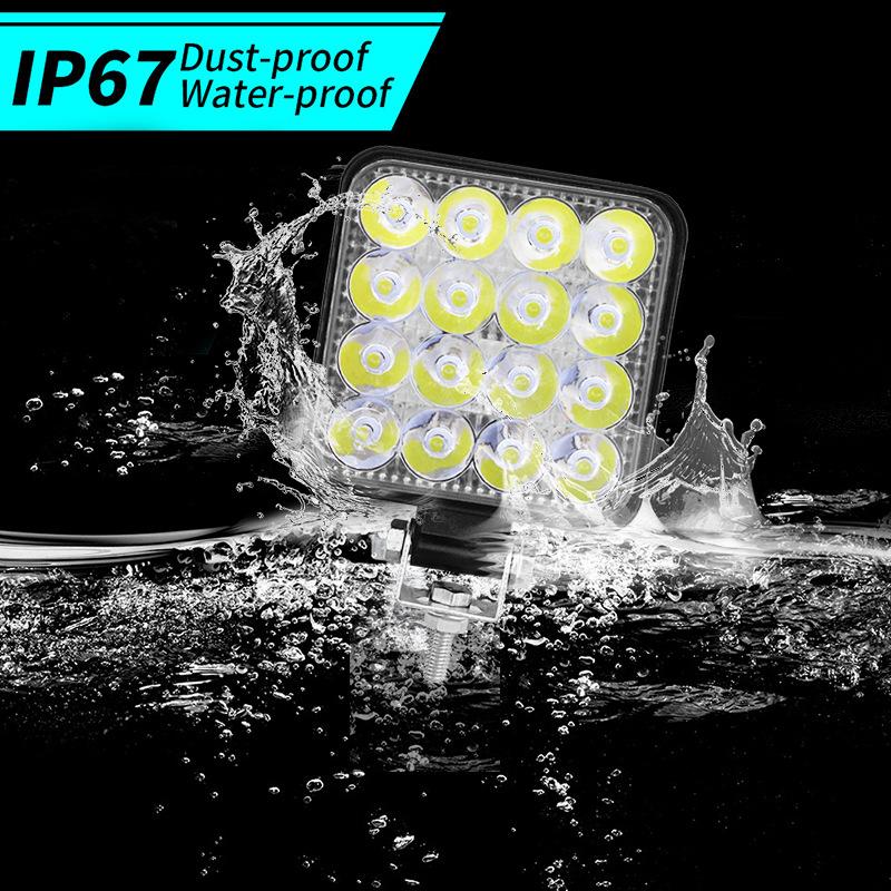 LEDワークライト 2個 48W LED作業灯 LEDライト 12V LED ライト LEDワークライト 2個 48W LED作業灯 LEDライト 12V LED ライト