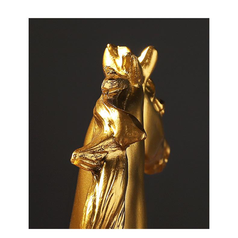 漆塗スイングワインスタンド ゴールド ムーン ボトルホルダー 新品・未使用 馬 フェイク ワインボトル ワイン ボトル置き ボトルスタン