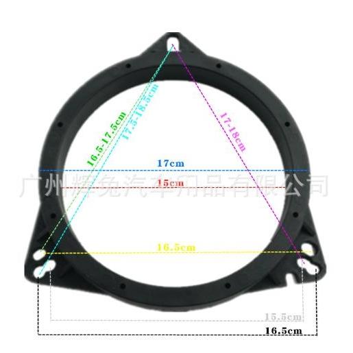 スピーカーバッフル インナーバッフル 2個 16cm 17cm ボード スピーカー バッフル
