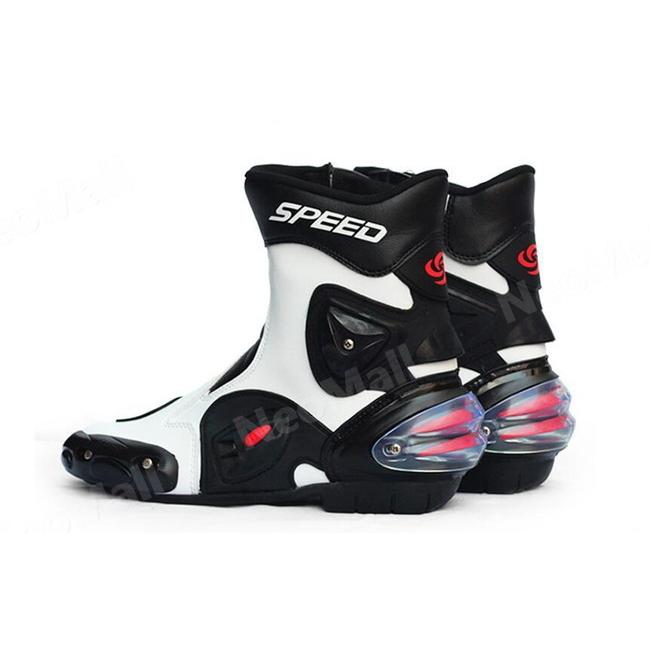 メンズ オートバイ靴 バイク靴 バイク用レーシングブーツ ライディングシューズ レーシングブーツ レーシングブーツ 118 ホワイト 27.5cm バイクブーツ 防水