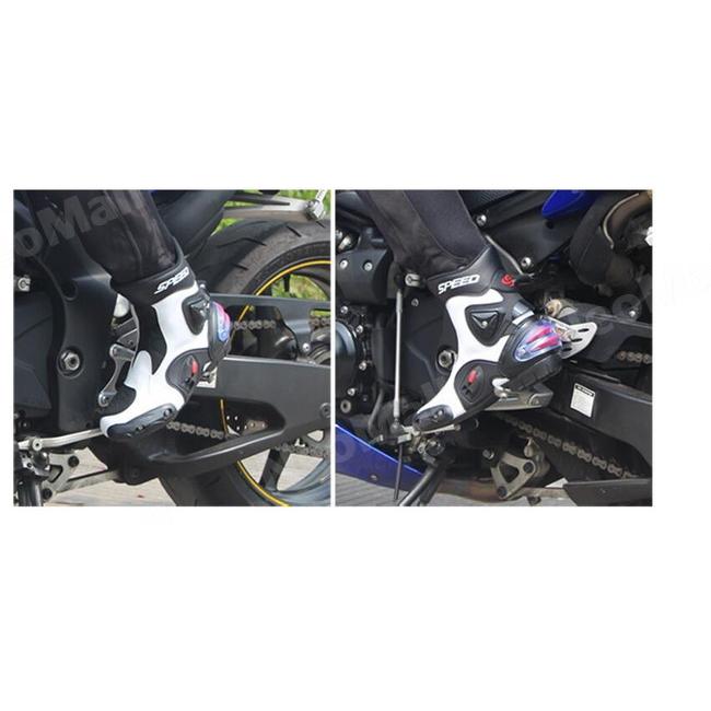 レーシングブーツ 118 ホワイト 27.5cm バイクブーツ 防水