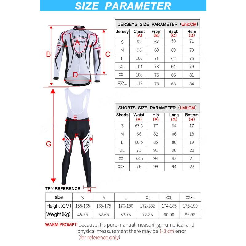 半額 サイクリングウェア mersteyo 長袖 2点セット 自転車 ウェア ...