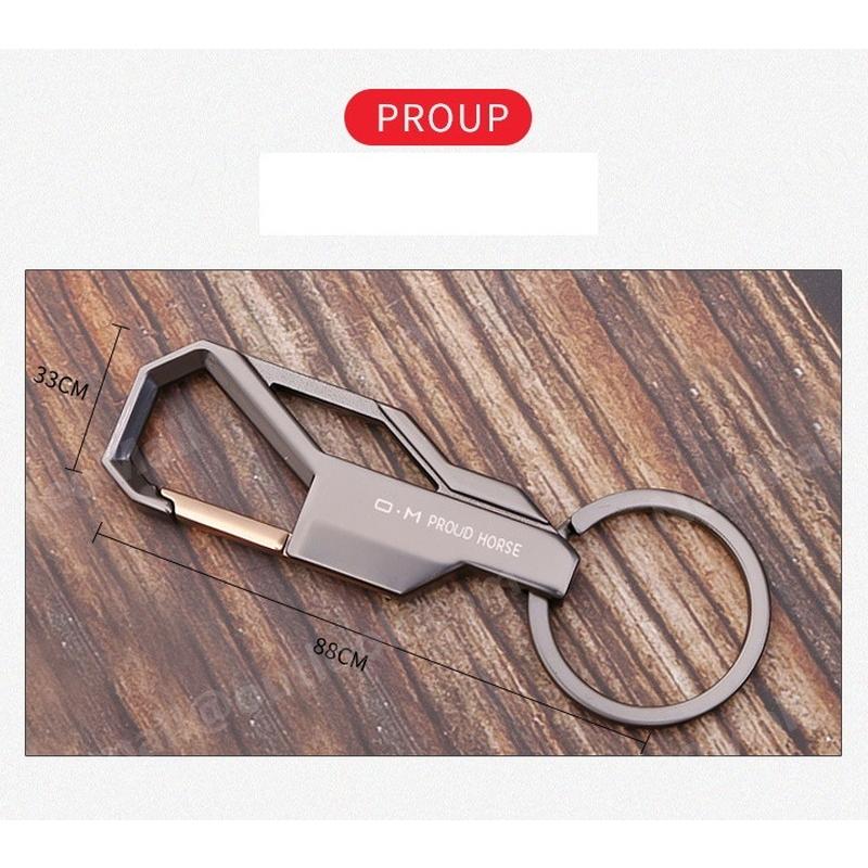 カラビナ 付き キーホルダー キーリング リング キーフック