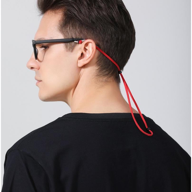 スウェード調 グラスコード 落下防止 眼鏡チェーン ストラップ