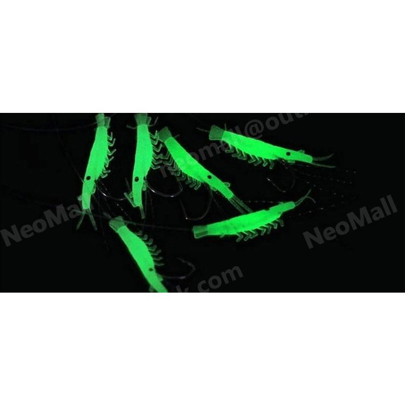 再入荷 夜光 エビサビキ15号 つけエサいらず アジ メバル 根魚 回遊魚 青物 爆釣 エビ サビキ 夜釣り 海釣り 防波堤 Cisama Sc Gov Br