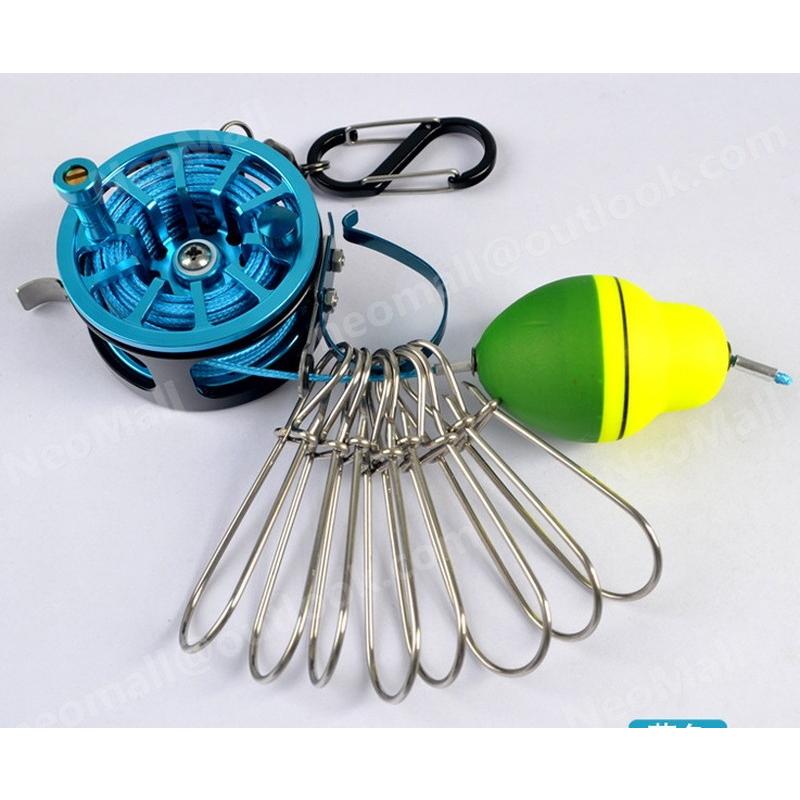ストリンガー 釣った魚を新鮮キープ リールストリンガー フック8 ストリンガー 釣った魚を新鮮キープ リールストリンガー フック8