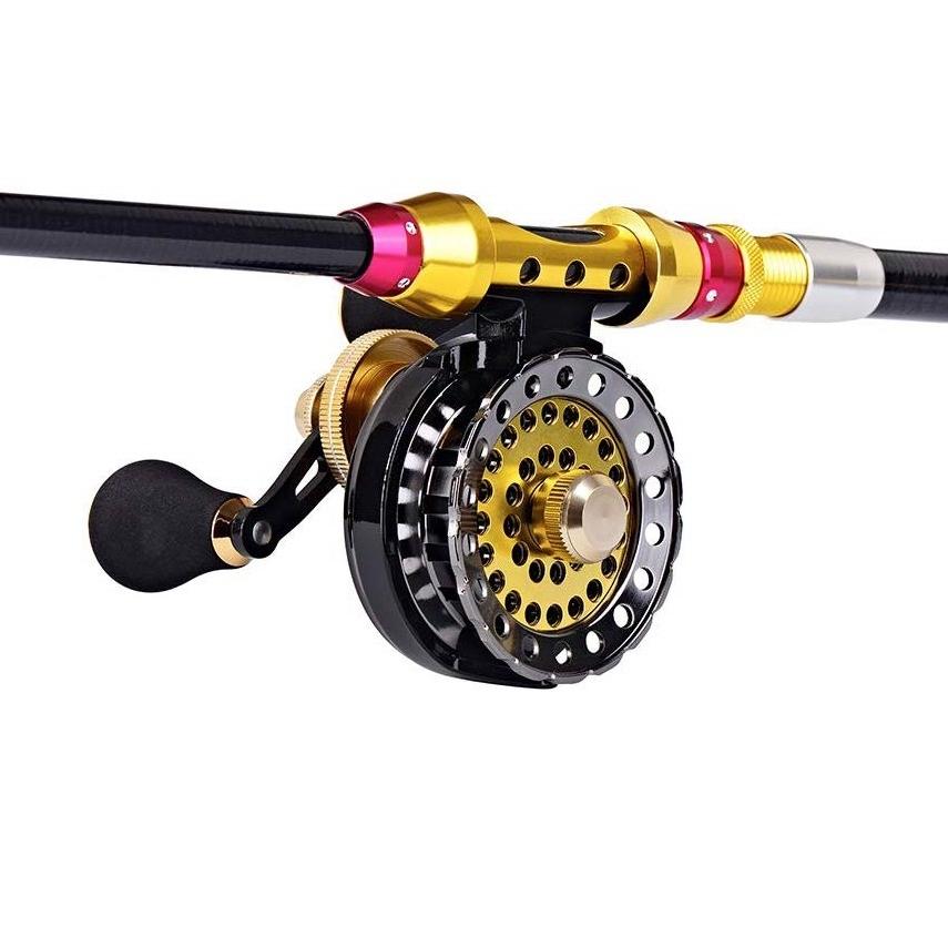 筏リール 右巻 落とし込み リール 2.6:1 カセ釣り イカダリール チヌ