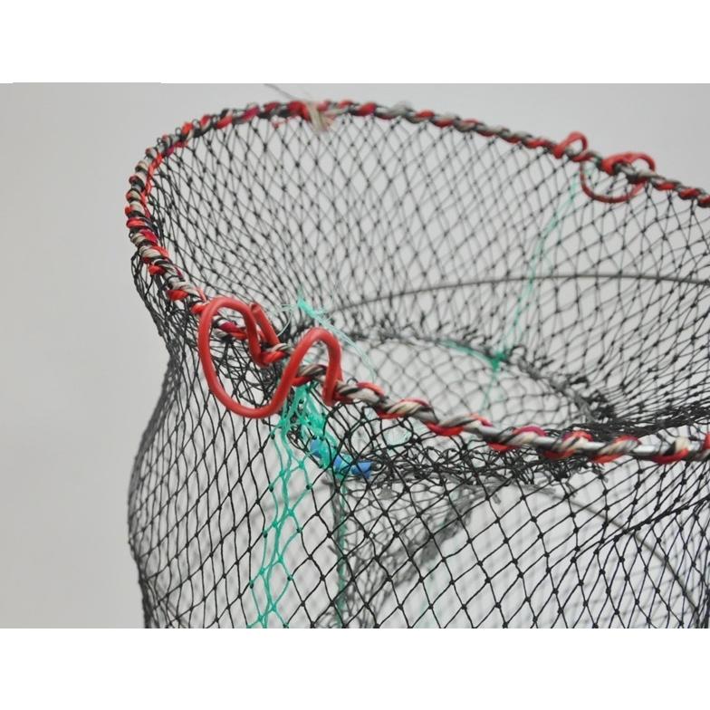 魚捕り エビ捕り 筒形 魚ハンター 40×80cm コンパクト 折り畳み 捕獲