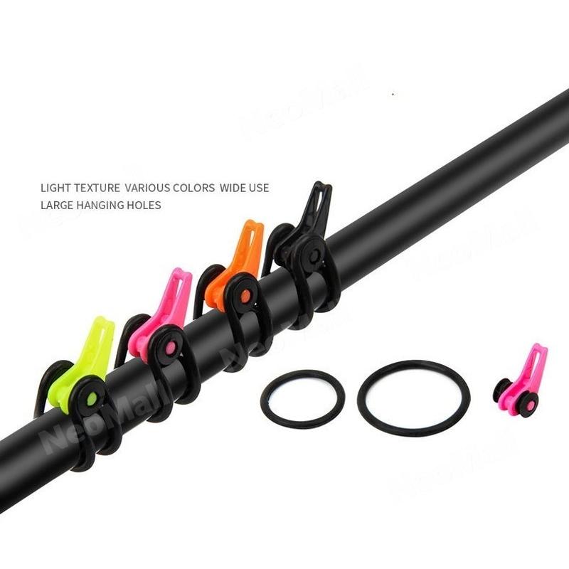 フックキーパー シルバー 5個セット ストッパー ルアー 釣り 針 竿