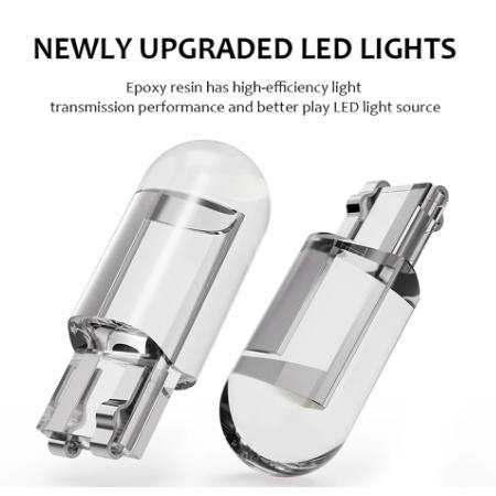 T10 COB ホワイトバルブ 10個 ドーム光 360°照射 1smd cob高輝度LED