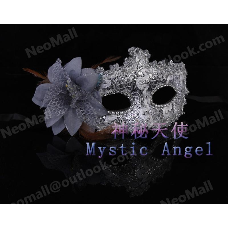 リトグラフ　フェザーマスク　仮面舞踏会 仮面 ベネチアンマスク 舞踏会 コスプレ マスカレードマスク お面 2個