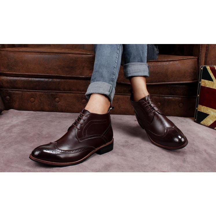 メンズ ビジネス レザー シューズ ブラウン  革靴 靴 カジュアル 屈曲性 通勤 軽量 インポート品【n149】 メンズ ビジネス レザー シューズ ダークブラウン 革靴 靴 カジュアル