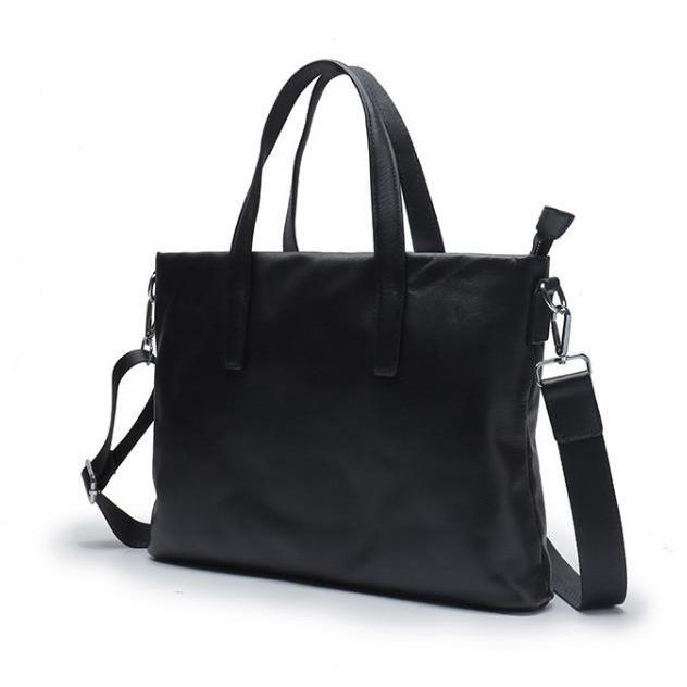 送料コミコミ☆ メンズ 本革 ビジネスバック ブラック 牛革 ブリーフケース 書類カバン 鞄  オフィス 通勤【n219】 送料コミコミ☆ メンズ 本革 ビジネスバック ブラック 牛革 ブリーフ