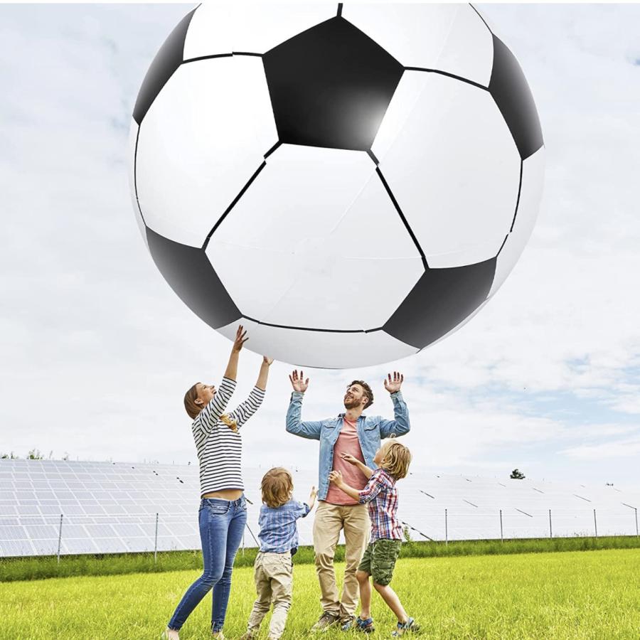 サッカー ボール柄 ビーチボール 巨大 122cm 未開封 サッカー ボール柄 ビーチボール 巨大 122cm 未開封 - メルカリ