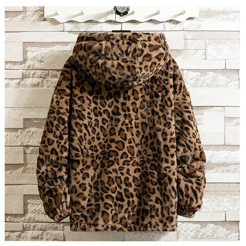 パーカー ヒョウ柄 アウター 暖か 防寒 n707 : NEOMALLヤフー