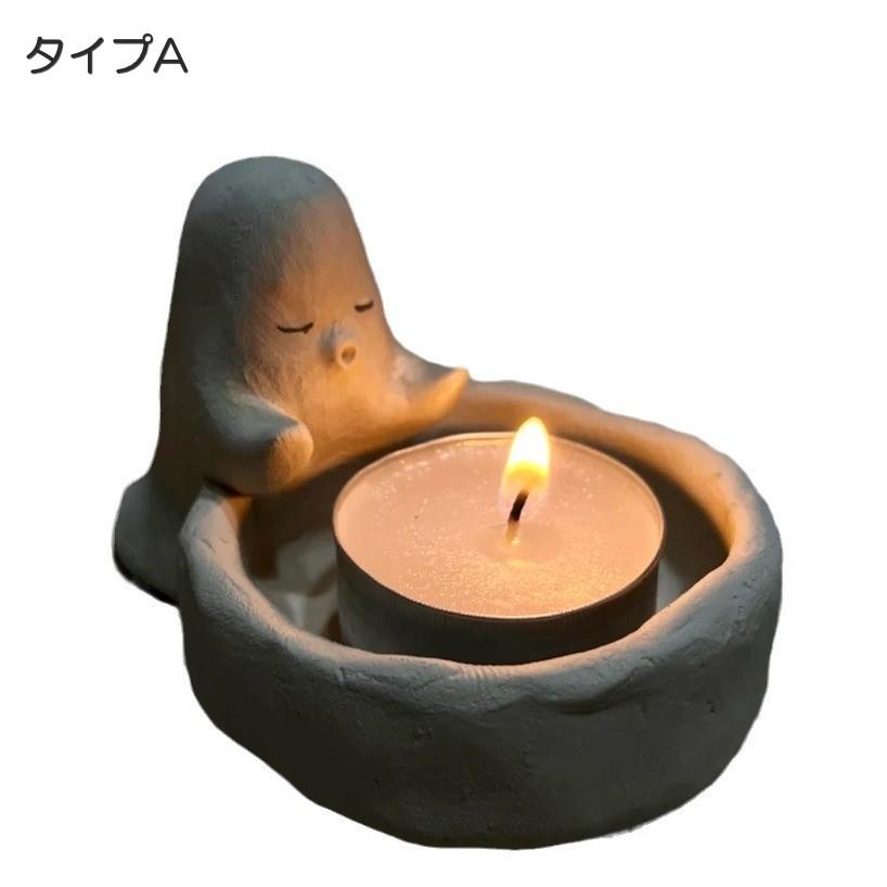 キャンドルスタンド キャンドルホルダー ゴースト キャンドルライト