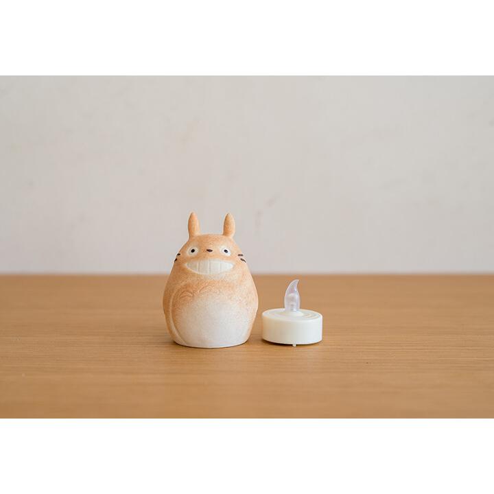 となりのトトロ 信楽焼 ほんのり灯 (LEDライト付) 日本製 ジブリ作品