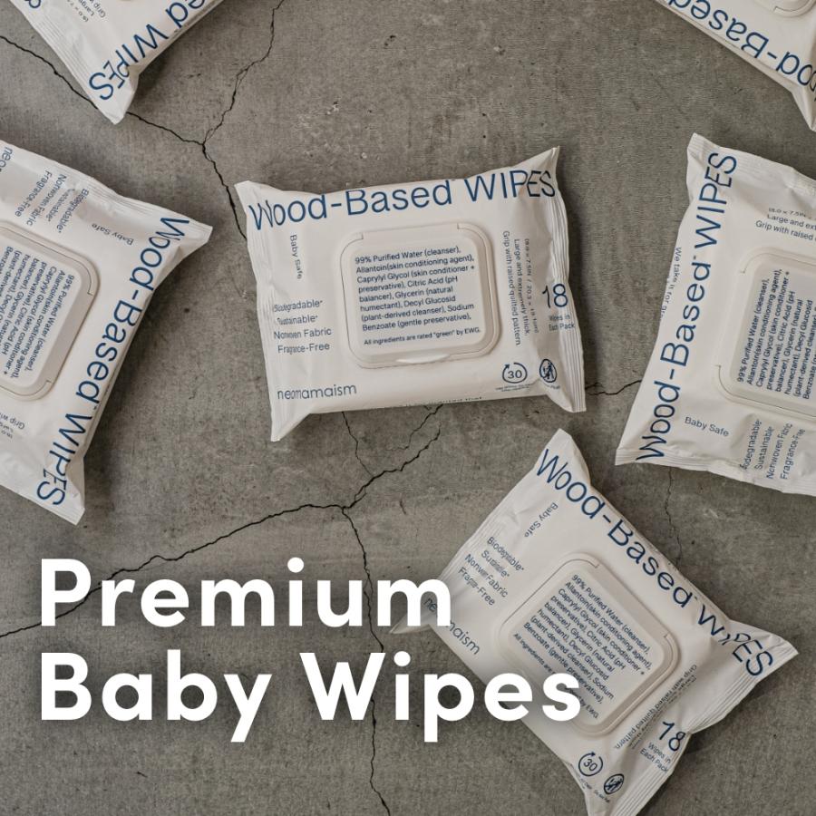 ＼新発売／高級 おしりふき ギフト 出産祝い ネオママイズム 【Wood Based WIPES】 厚手 大判 蓋付き おしり拭き ギフト おしりふきギフト の商品画像