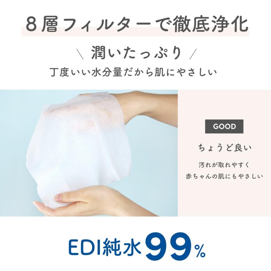 【60枚入】高級 おしりふき ギフト 出産祝い ネオママイズム 【Wood-Based WIPES】 厚手 大判 蓋付き おしり拭き ギフト おしりふきギフト 大容量 |  | 10