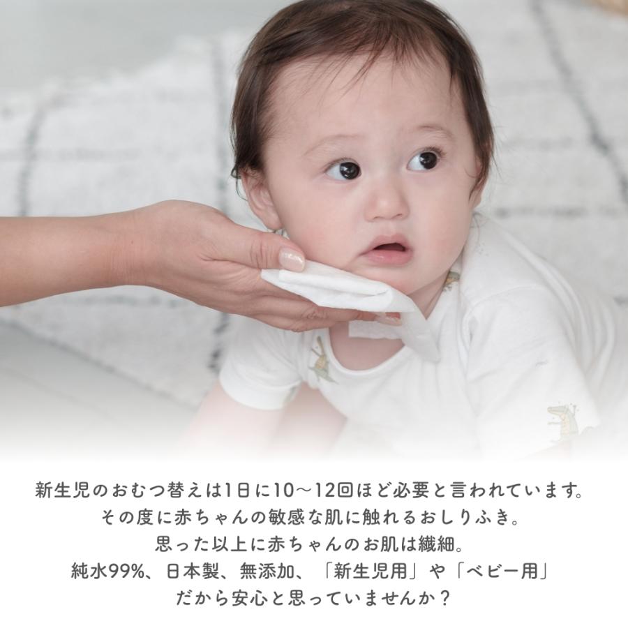 【60枚入】高級 おしりふき ギフト 出産祝い ネオママイズム 【Wood-Based WIPES】 厚手 大判 蓋付き おしり拭き ギフト おしりふきギフト 大容量 |  | 03