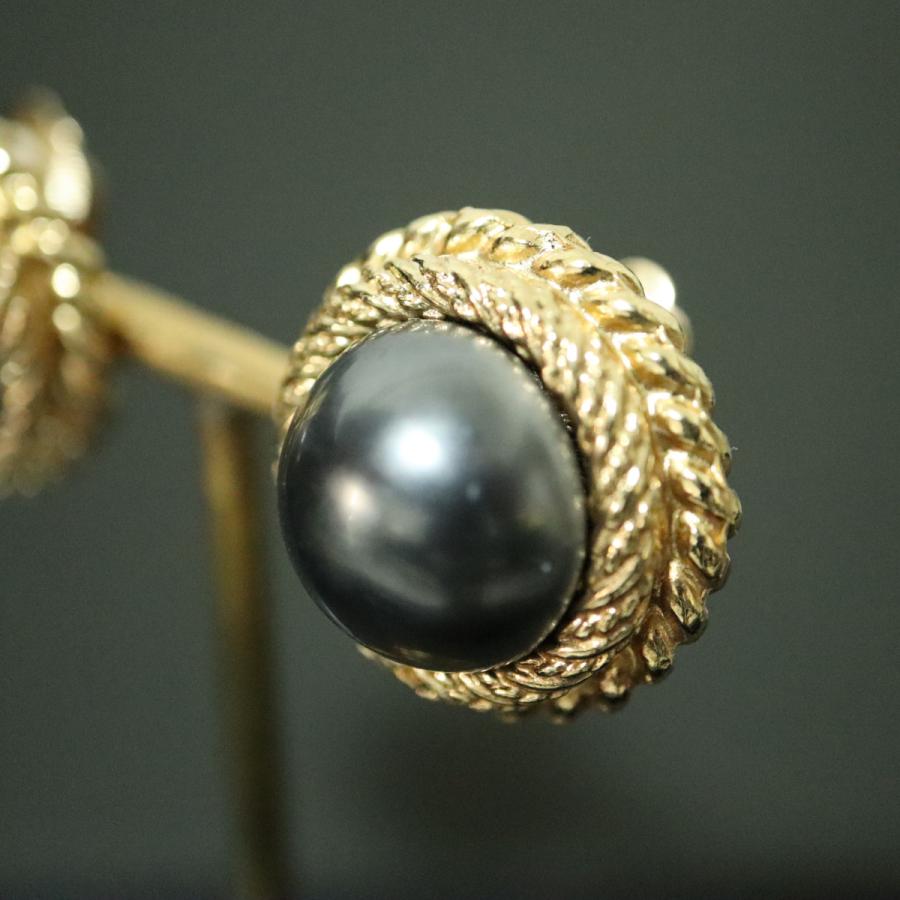 Vintage Dior クリスチャン ディオール イヤリング フェイクパール GP