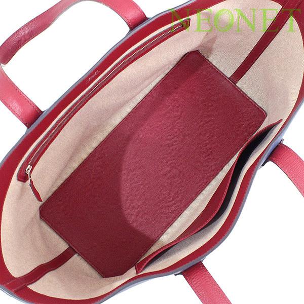 エルメス)HERMES マキシボックス カバ36 トートバッグ 青 : d4580  