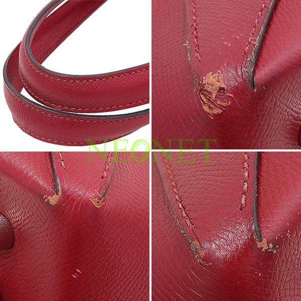 エルメス)HERMES マキシボックス カバ36 トートバッグ 青 : d4580  