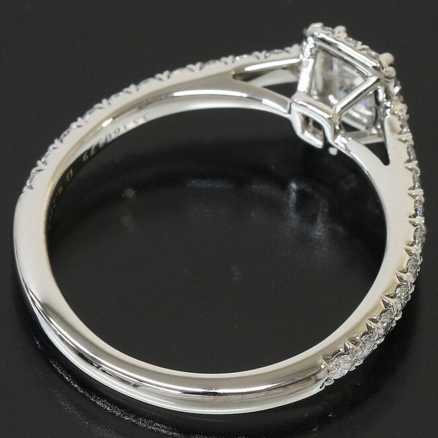 ティファニー　ソレストᏙリング　♯5 9号 TIFFANY ティファニー PT950 ソレスト ダイヤモンド ハーフ