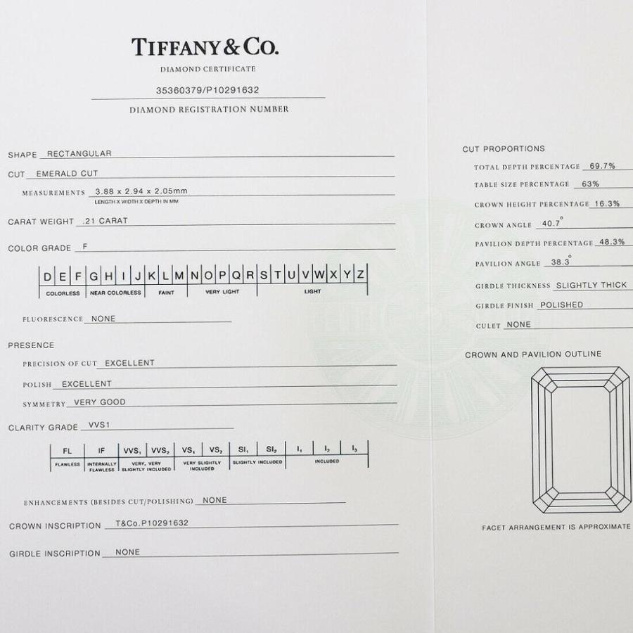 TIFFANY SOLESTE ティファニー ソレスト 指輪/リング 5号 ダイヤ 0.21