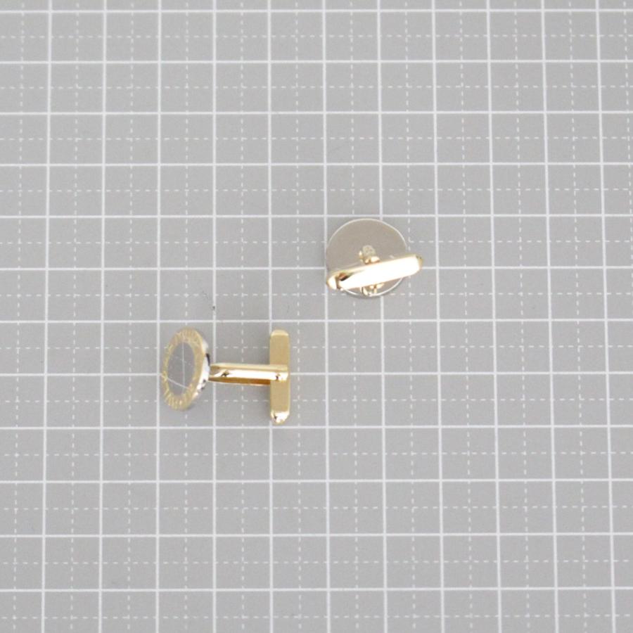 BVLGARI ブルガリブルガリ ゼロワン カフス K18YG×SS 金メイン メンズ  