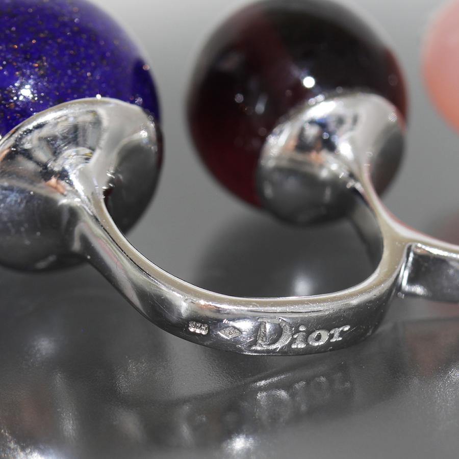Christian Dior クリスチャンディオール ツインリング シルバー925 13 