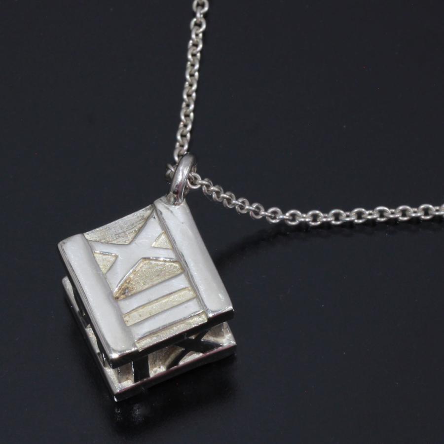 新版 希少 AK6 ネックレス レザー キューブ アトラス ラージ